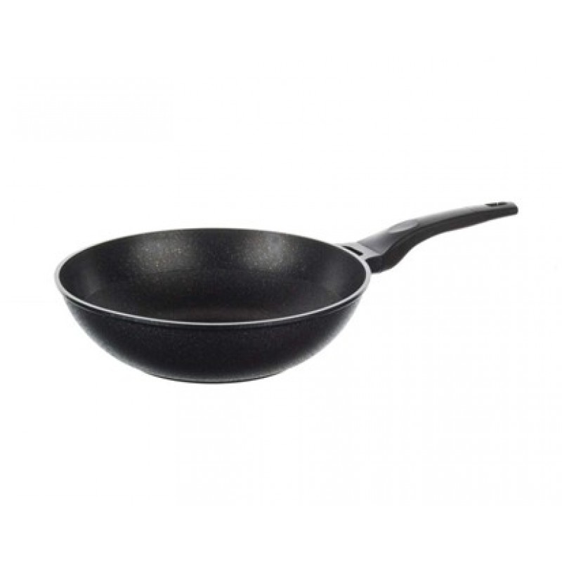 BANQUET Hliníková litá pánev WOK 30 cm PFLUON MARBLE 40SMCW30