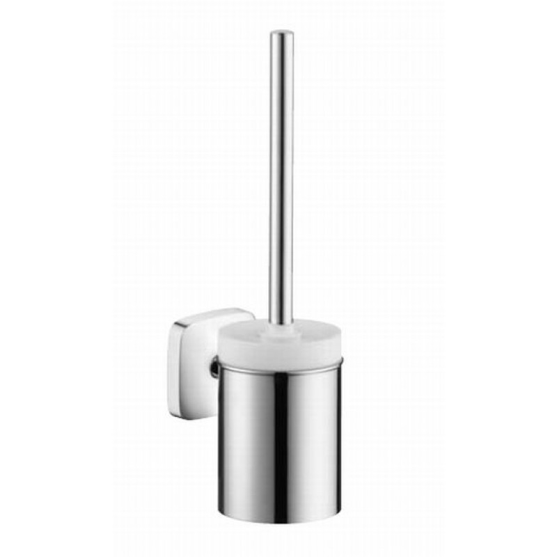Hansgrohe PURAVIDA WC kartáč s držákem z keramiky, chrom 41505000 Hansgrohe PURAVIDA WC kartáč s držákem z keramiky, chrom 41505000