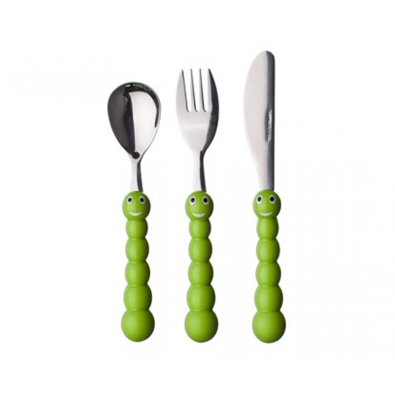 BANQUET 3-dílná sada dětských příborů Caterpillar s plastovou rukojetí 41WF1613PCS BANQUET 3-dílná sada dětských příborů Caterpillar s plastovou rukojetí 41WF1613PCS