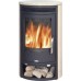 ABX Arktis 4655-6-II, krbová kamna, černý plech- pískovec