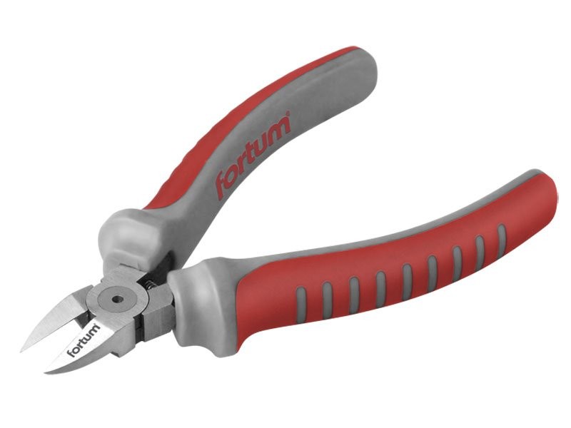 FORTUM kleště štípací boční pro elektroniku 125mm 4770402 FORTUM kleště štípací boční pro elektroniku 125mm 4770402