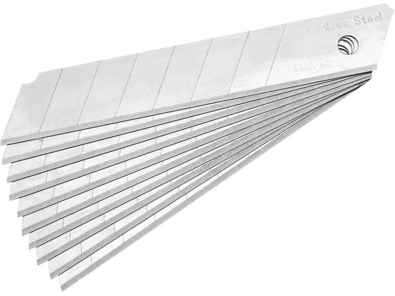 FORTUM břity ulamovací do nože nerez, 18mm, 10ks 4780001 FORTUM břity ulamovací do nože nerez, 18mm, 10ks 4780001