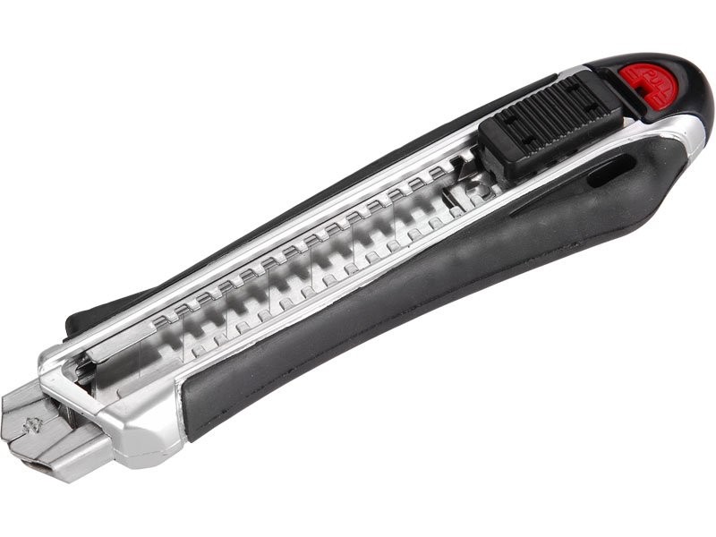 FORTUM nůž ulamovací kovový s nerezovouvýztuhou, 18mm, 5ks náhradních břitů 4780020