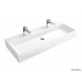Villeroy & Boch Memento Umyvadlo k montáži s nábytkem 1000x470 mm, pro dvě 1otvorové armatury, star white ceramicplus