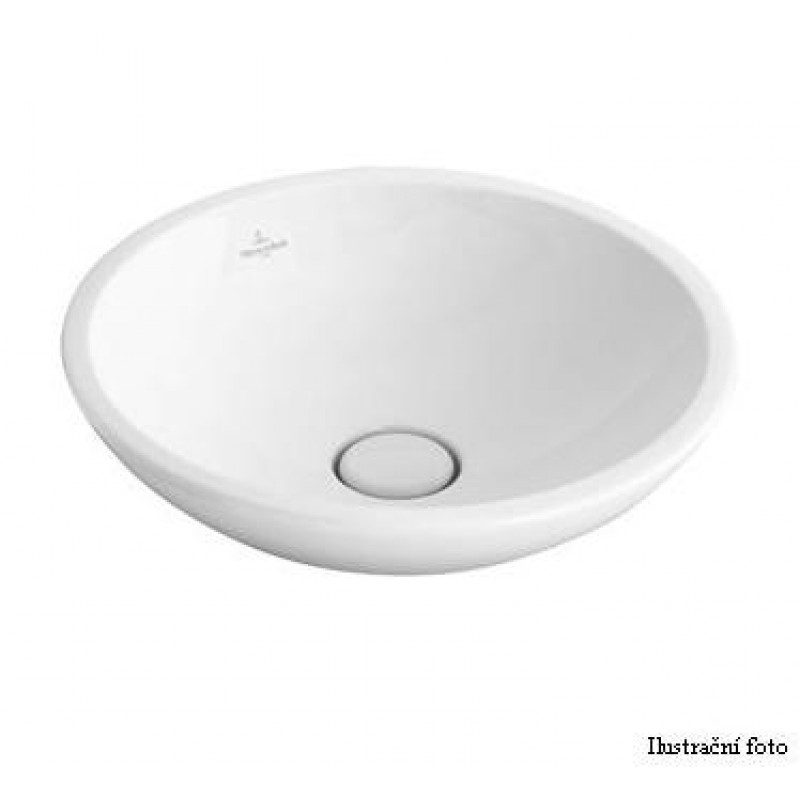 Villeroy & Boch Loop&Friends Umyvadlo k postavení na desku 430 bez přepadu, bílá alpin