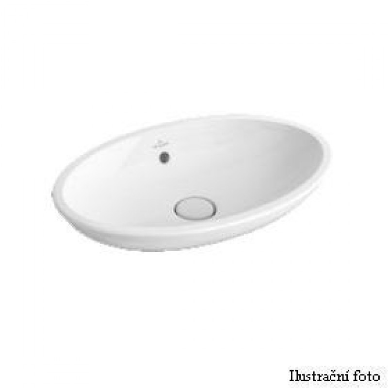 Villeroy & Boch Loop&Friends Umyvadlo k postavení na desku 585x380 mm s přepadem, bílá alpin Villeroy & Boch Loop&Friends Umyvadlo k postavení na desku 585x380 mm s přepadem, bílá alpin