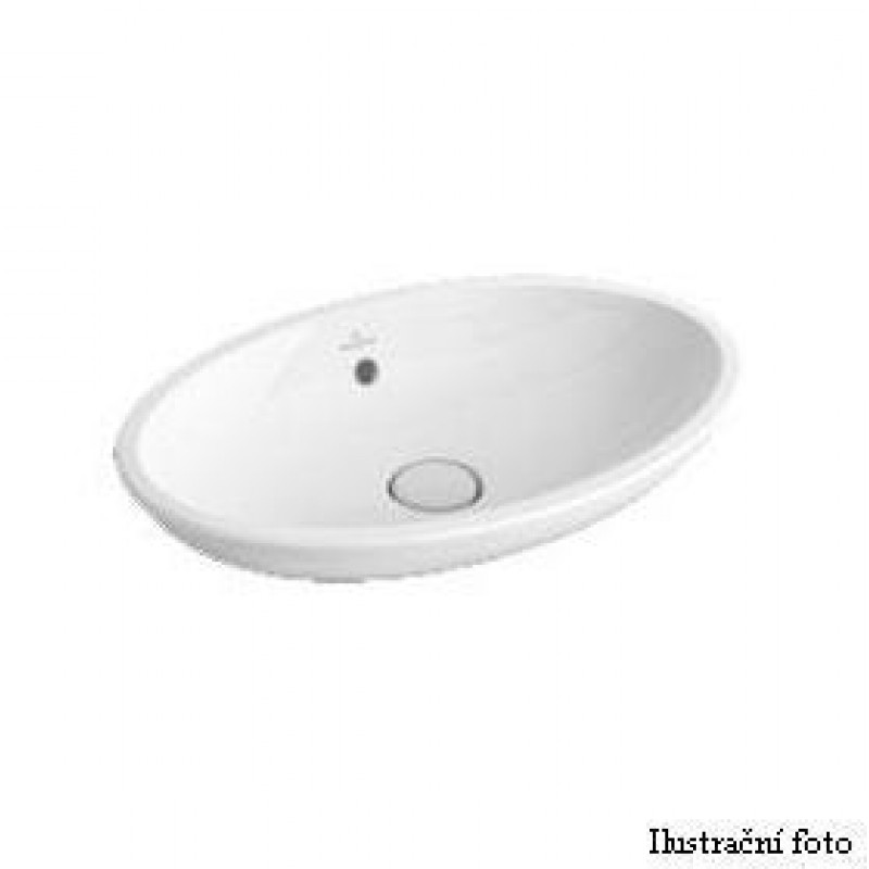 Villeroy & Boch Loop&Friends Umyvadlo k postavení na desku 585x380 mm s přepadem, star white ceramicplus Villeroy & Boch Loop&Friends Umyvadlo k postavení na desku 585x380 mm s přepadem, star white ceramicplus