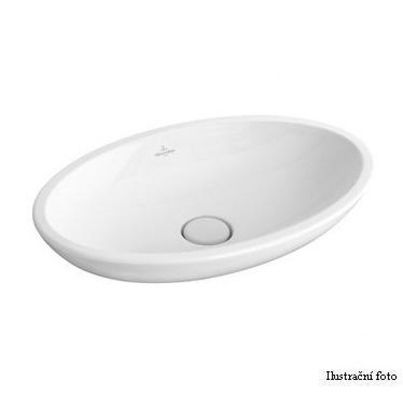 Villeroy & Boch Loop&Friends Umyvadlo k postavení na desku 585x380 mm bez přepadu, bílá alpin Villeroy & Boch Loop&Friends Umyvadlo k postavení na desku 585x380 mm bez přepadu, bílá alpin