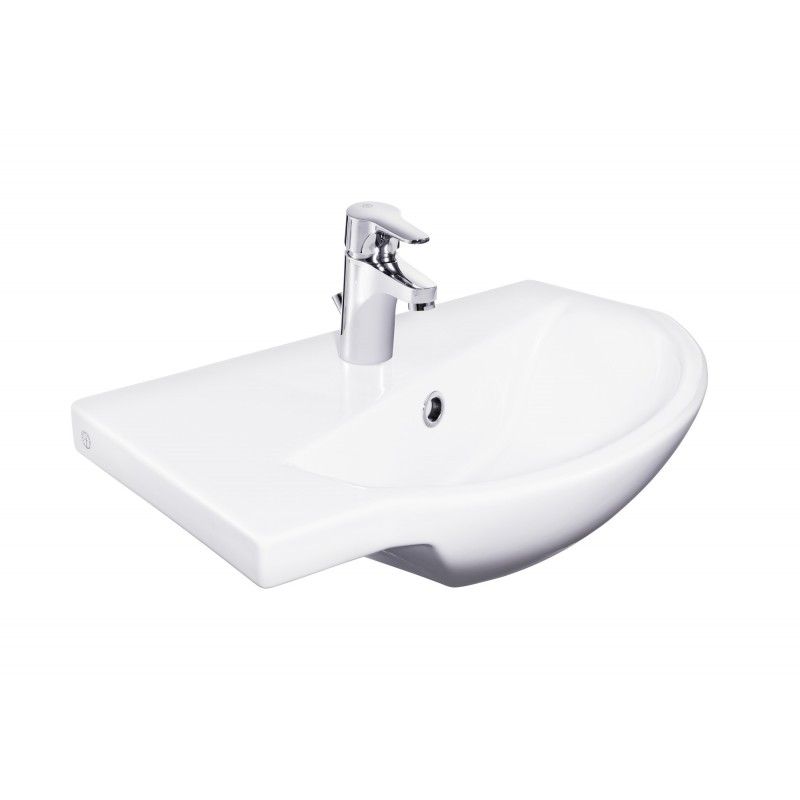 Gustavsberg LOGIC 57 rohové umyvadlo, bílá 57x37 51989901