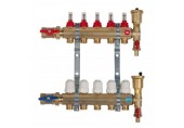 HST R409 Sestava rozdělovače bez mísení 9 okruh, pro podlah. vytápění 53409