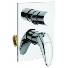 NOVASERVIS METALIA vanová a sprchová podomítková baterie s přepínačem chrom 55050R,0