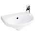 Gustavsberg NAUTIC 40 umývátko, levé, bílá 40x27,5 55409L01