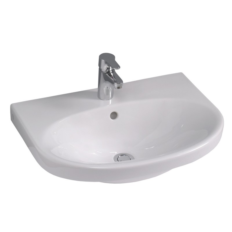 Gustavsberg NAUTIC 65 umyvadlo, bílá 65x50 55659901 Gustavsberg NAUTIC 65 umyvadlo, bílá 65x50 55659901
