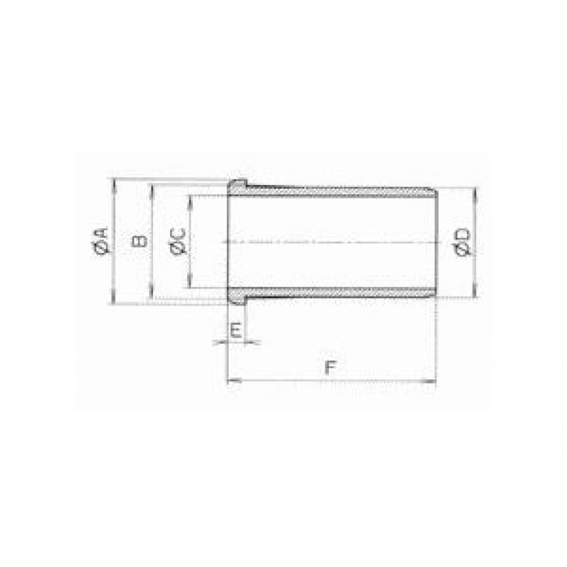 Hawle Pouzdro podpěrné ISO 6031, POM, pro rozvody plynu 63 mm 603106300004 Hawle Pouzdro podpěrné ISO 6031, POM, pro rozvody plynu 63 mm 603106300004