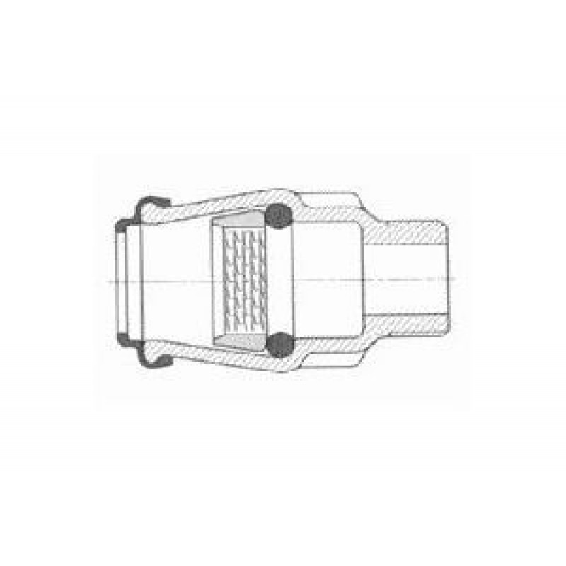 Hawle Přechodka násuvná ISO 6125 s vnějším závitem, POM, pro rozvody plynu 32 mm x 1" 612503200104 Hawle Přechodka násuvná ISO 6125 s vnějším závitem, POM, pro rozvody plynu 32 mm x 1" 612503200104