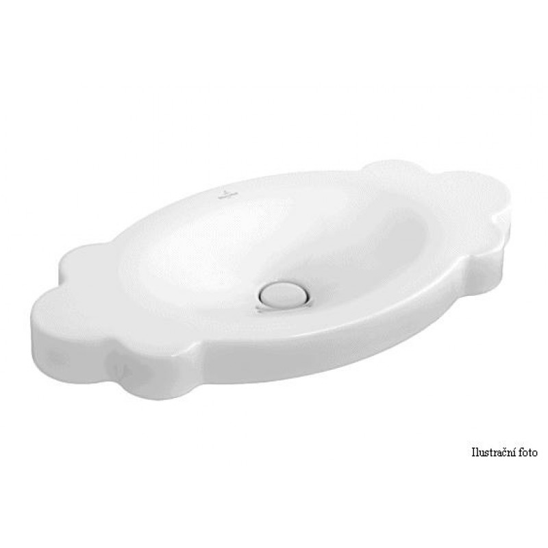 Villeroy & Boch La Belle Umyvadlo k postavení na desku 850x440 mm bílá alpin ceramicplus