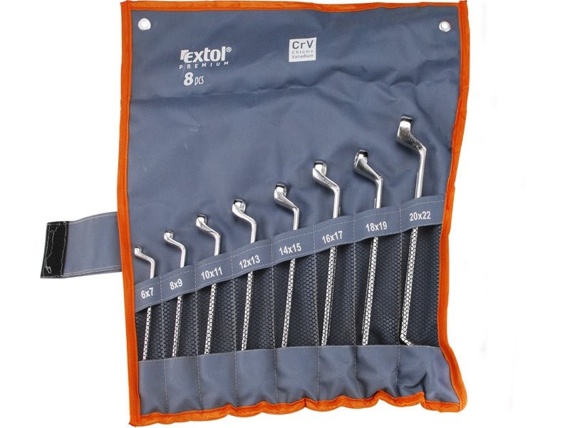 EXTOL PREMIUM klíče očkové, sada 8ks 6219 EXTOL PREMIUM klíče očkové, sada 8ks 6219