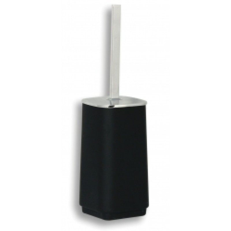 NOVASERVIS METALIA 4 WC štětka na postavení chrom/sklo - černá 6433/1,5 NOVASERVIS METALIA 4 WC štětka na postavení chrom/sklo - černá 6433/1,5