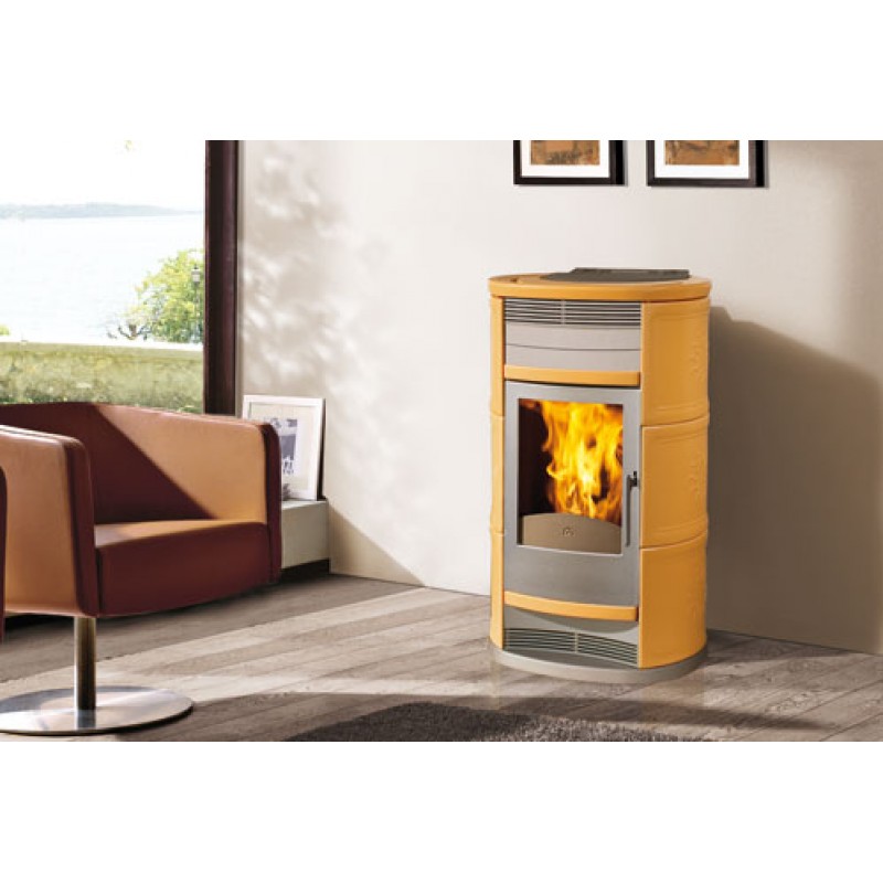 EDILKAMIN PRESTIGE krbová kamna na pelety, ambra 648150