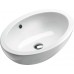 SAPHO PANORAMA 664911 keramické umyvadlo, oválné 60x18x42cm, na desku