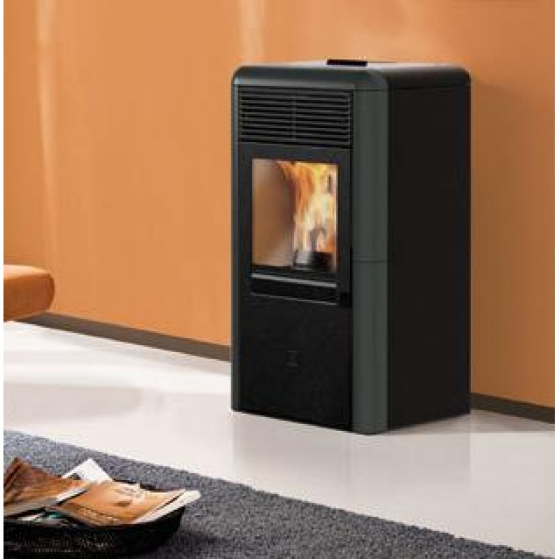 EDILKAMIN IDROPOINT krbová kamna na pelety s výměníkem, šedé 680770