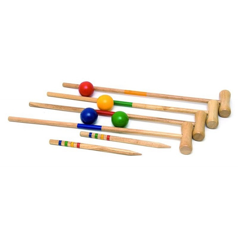 Woody hrací set na zahradní kroket 695052