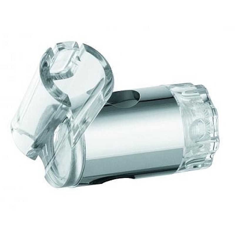 KLUDI Logo posuvný držák pro nástěnné tyče Logo chrom 7133705-00