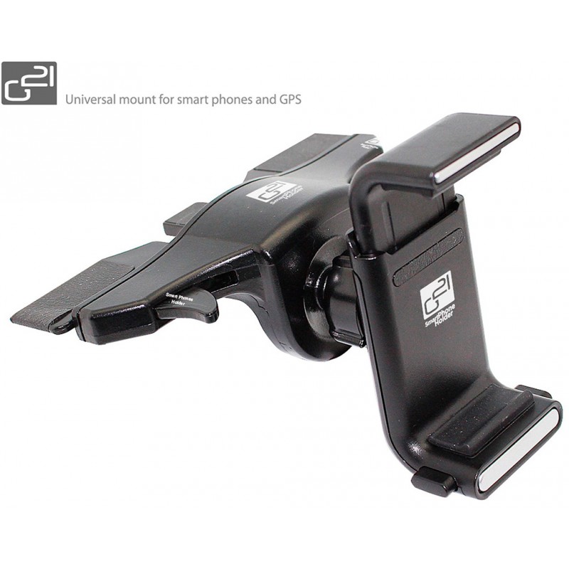 G21 Držák Smart phones holder univerzální CD slot univerzální, pro mobilní telefony do 6" 740091 G21 Držák Smart phones holder univerzální CD slot univerzální, pro mobilní telefony do 6" 740091