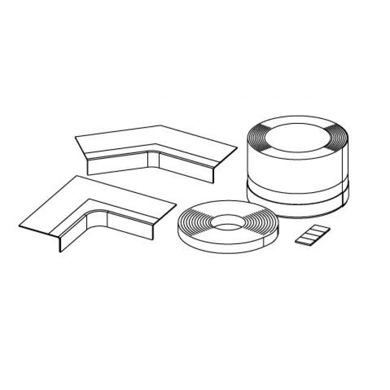 Kaldewei vanová těsnící páska WDB 95/standardní set pětiúhelníkové vaničky 7609