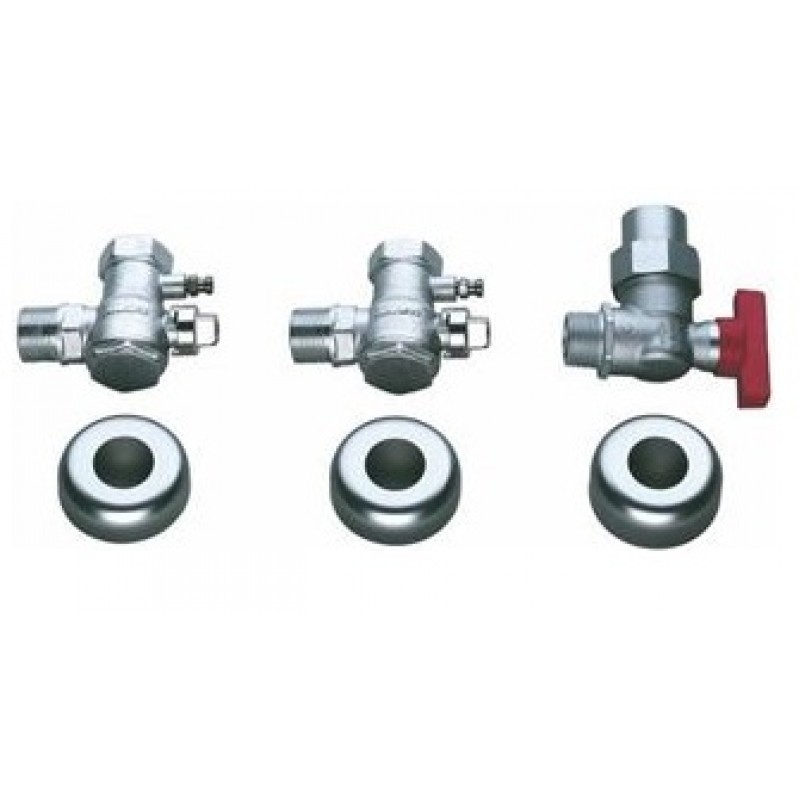 JUNKERS č. 223/1 Souprava pro připojení plynu a topení - pod omítku (3/4")