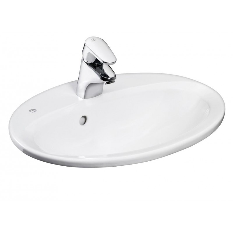 Gustavsberg SAVAL 53,5 zápustné umyvadlo, bílá E+ 53x43,5 7G285301