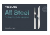 Fiskars Sada steakových příborů All Steel, 24 ks 1027505