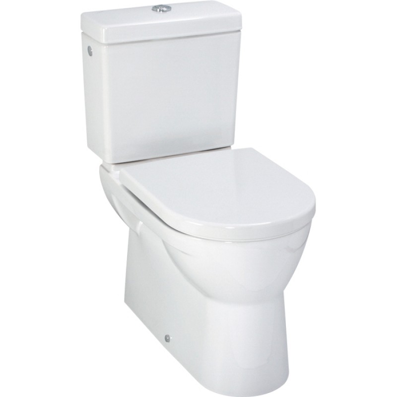 Laufen PRO Mísa kombinační stojící, VARIO odpad, bílá 8.2495.8.000.000.1