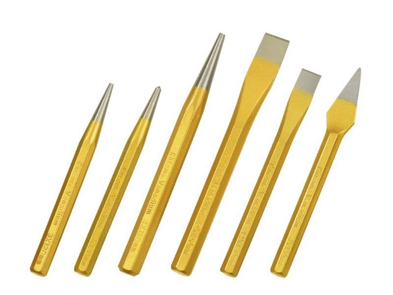 EXTOL PREMIUM sekáče, průbojníky a důlčík, sada 6ks 8801820 EXTOL PREMIUM sekáče, průbojníky a důlčík, sada 6ks 8801820