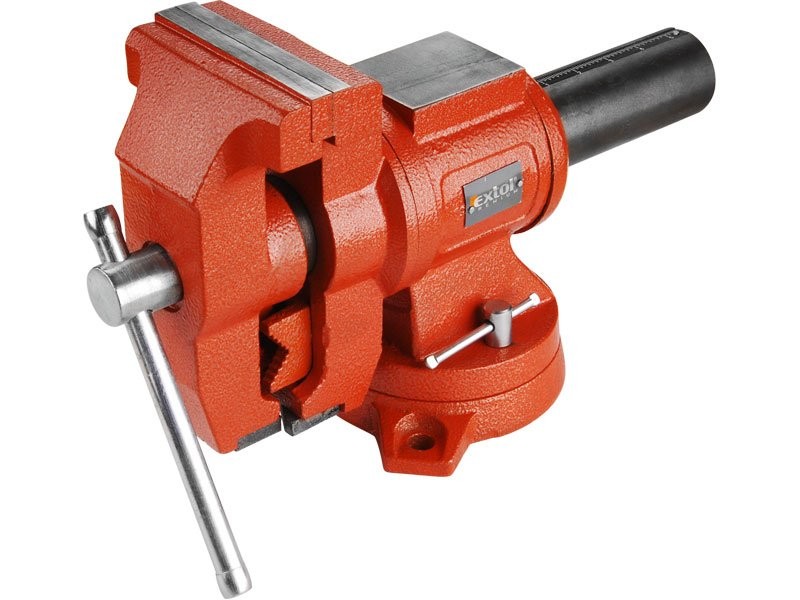 EXTOL PREMIUM svěrák otočný multifunkční, 125mm, 15kg 8812630