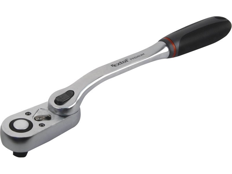 EXTOL PREMIUM ráčna tvarovaná kloubová, 48 zubů, 1/2", L 310mm 8816423 EXTOL PREMIUM ráčna tvarovaná kloubová, 48 zubů, 1/2", L 310mm 8816423