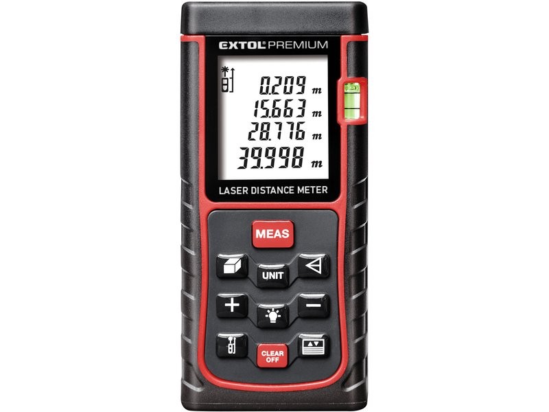 EXTOL PREMIUM metr laserový digitální 0,05-40m 8820042