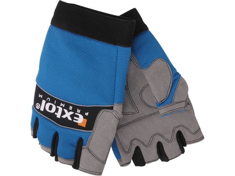 EXTOL PREMIUM rukavice pracovní polstrované bezprsté L/10" 8856607 EXTOL PREMIUM rukavice pracovní polstrované bezprsté L/10" 8856607