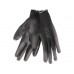 EXTOL PREMIUM rukavice z polyesteru polomáčené, velikost 8", černé 8856635