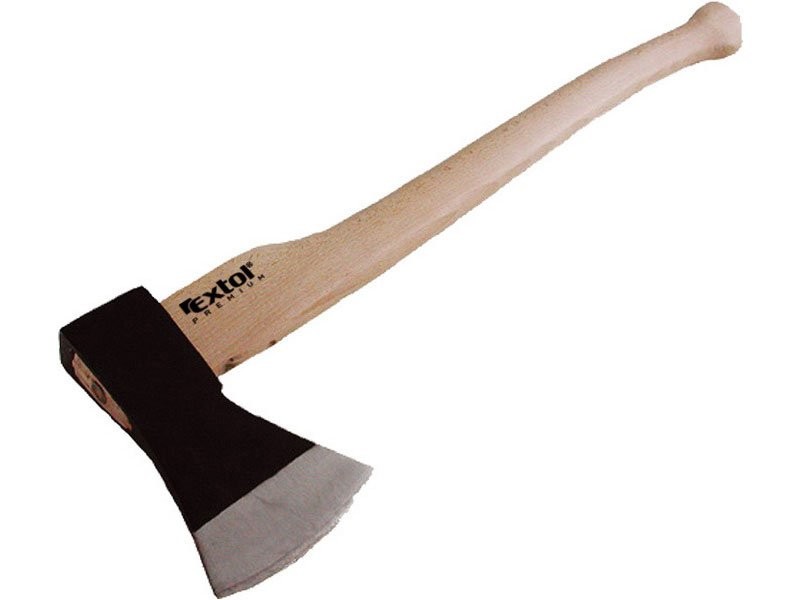 EXTOL PREMIUM sekera černá s kvalitní českou bukovou násadou, 800g 8871021