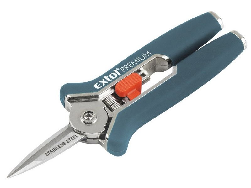 EXTOL PREMIUM nůžky zahradnické přímé mini, 153mm 8872115