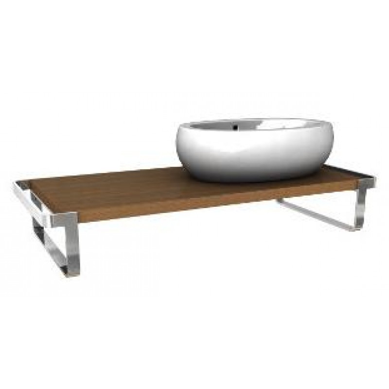 KOLO Ego/Ovum by Antonio Citterio umyvadlová deska pravá 118,9x19,5x50,8cm teak 89227