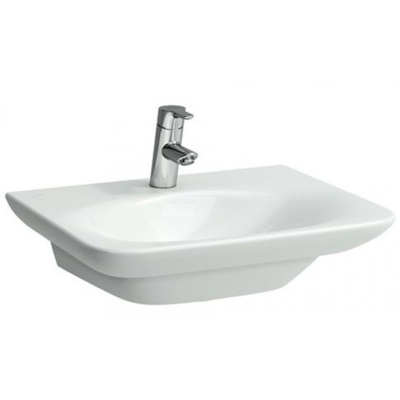LAUFEN PALACE Umyvadlo do nábytku 55 x 46cm s otvorem, bez přepadu bílé 8.1070.1.000.111.1