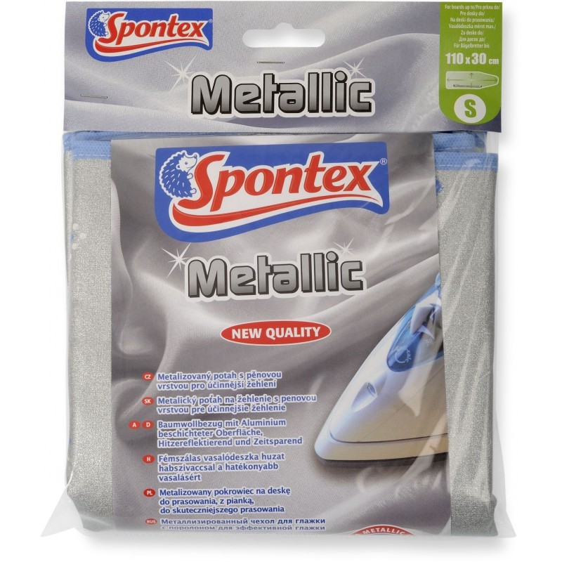 SPONTEX Metallic potah na žehlicí prkno 110 x 30 cm