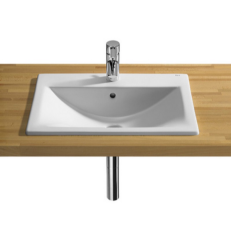 Roca Diverta umyvadlo zápustné 55x42,50cm s otvorem pro baterii Maxi Clean 732711600M Roca Diverta umyvadlo zápustné 55x42,50cm s otvorem pro baterii Maxi Clean 732711600M