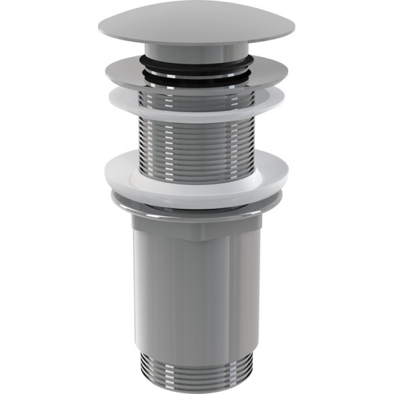 ALCAPLAST Výpust umyvadlová click/clack 5/4" celokovová, velká zátka A395