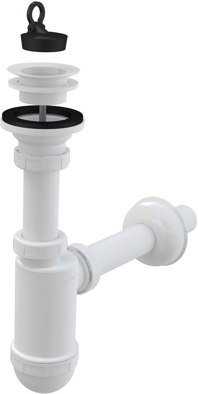ALCAPLAST Sifon umyvadlový průměr 32mm s plastovou mřížkou průměr 63mm A421 ALCAPLAST Sifon umyvadlový průměr 32mm s plastovou mřížkou průměr 63mm A421