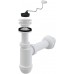 ALCAPLAST Sifon umyvadlový průměr 40mm s plastovou mřížkou průměr 63mm, řetízek A42R