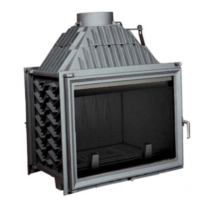 KRATKI AMELIA/PF 25 kW krbová vložka teplovzdušná, rovné sklo