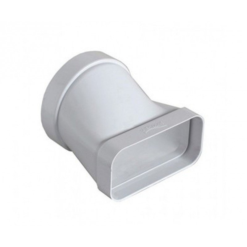 ARISTON Vodorovný přechod ABS z průměru 125 mm na obdélník 150 x 70 mm 3208043